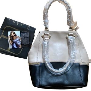 IMAN Platinum Collection Leather Tote Bag